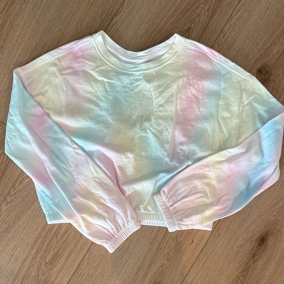 Athleta Other - Athleta Kids Tie-Dye Sweatshirt - Pastel Rainbow